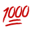 1000 emoji