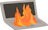 laptopfire emoji