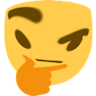 think emoji