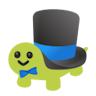 toitle-with-a-tophat emoji